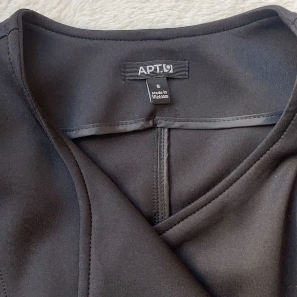 Black jacket , black zipper jacket - Picture 4 of 5